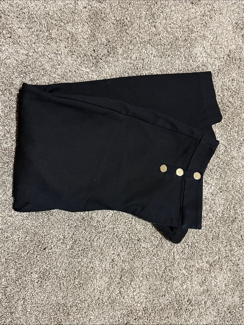LOFT Black Pull-On Ankle Pants 10P